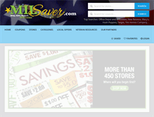Tablet Screenshot of milsaver.com